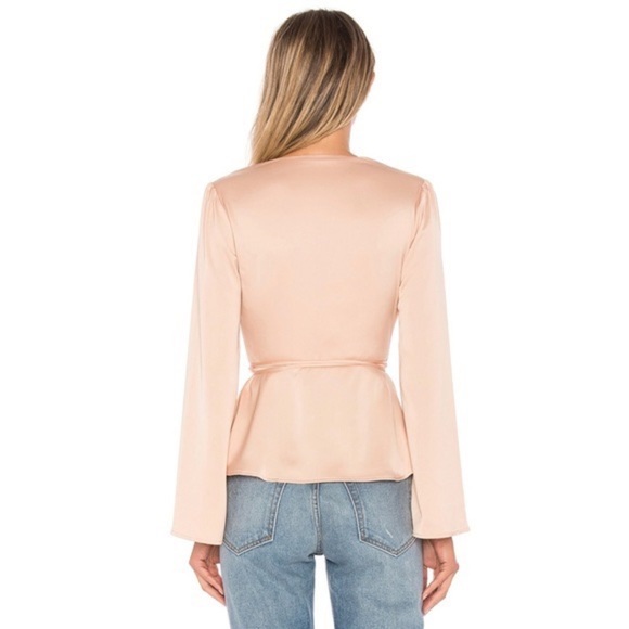 L'Academie Eliot Wrap Blouse (21) - Picture 5 of 7